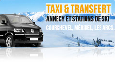 Taxi Transfert aeroport Gen? vers stations de ski